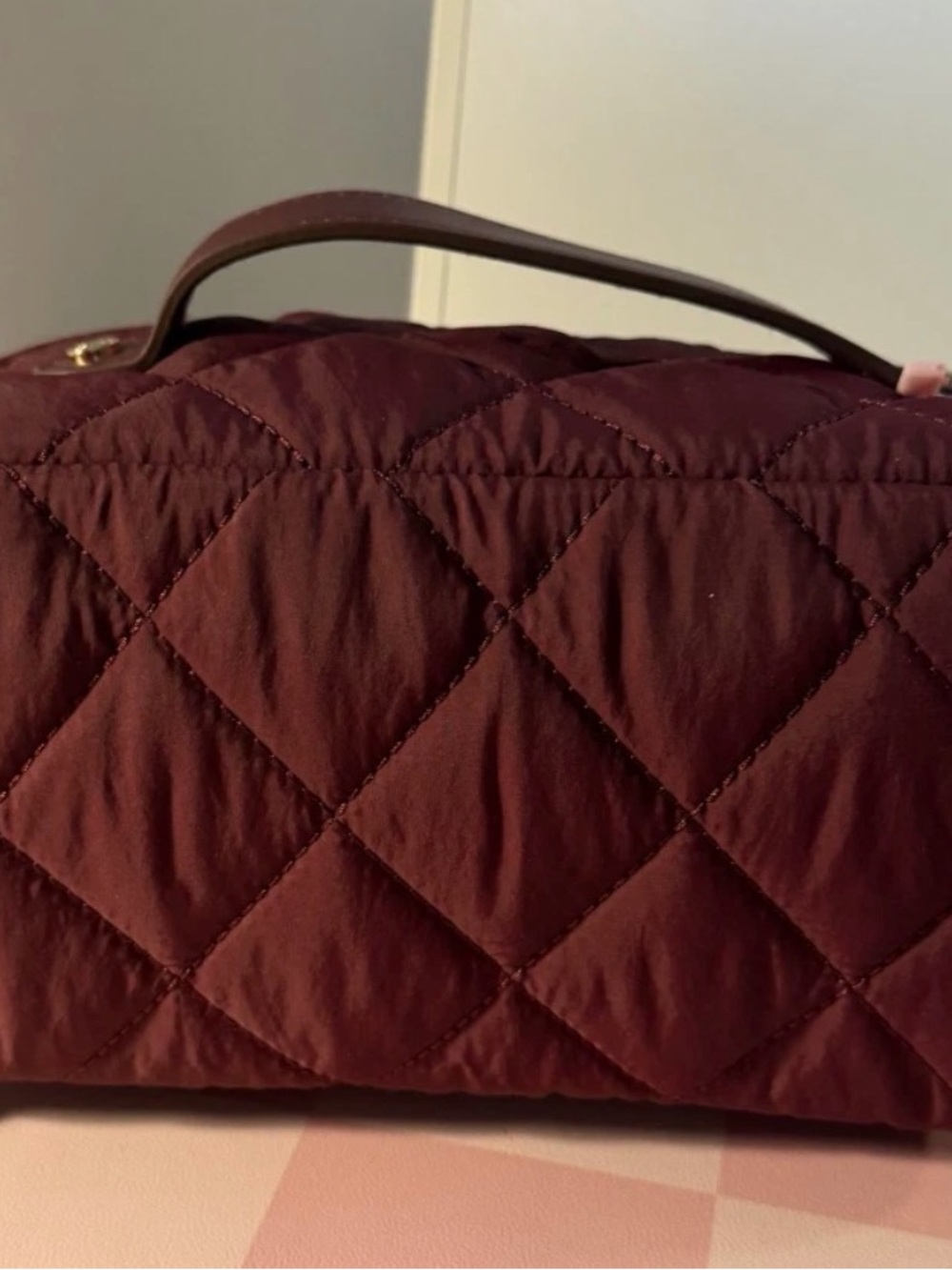 Poppy & Peonies Open and Glow Cosmetic Bag - Berry - Picture 2 of 5